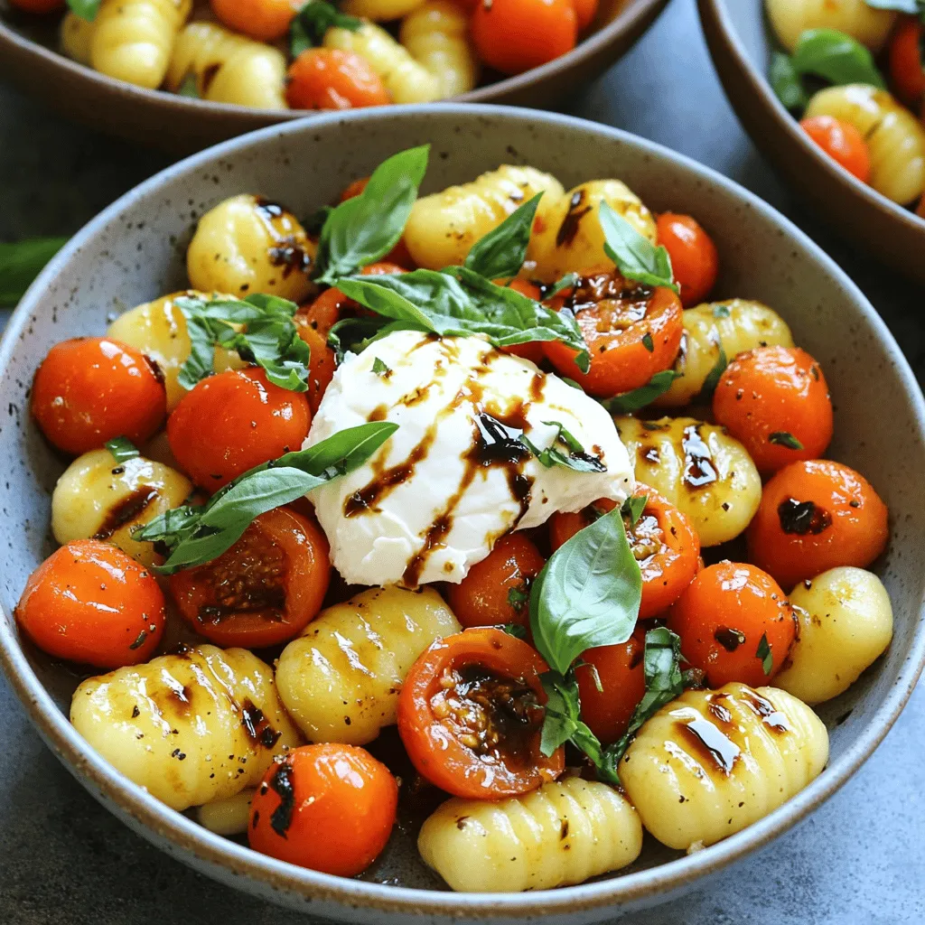 30 Minute Tomato Gnocchi with Burrata Flavor Rich Dish