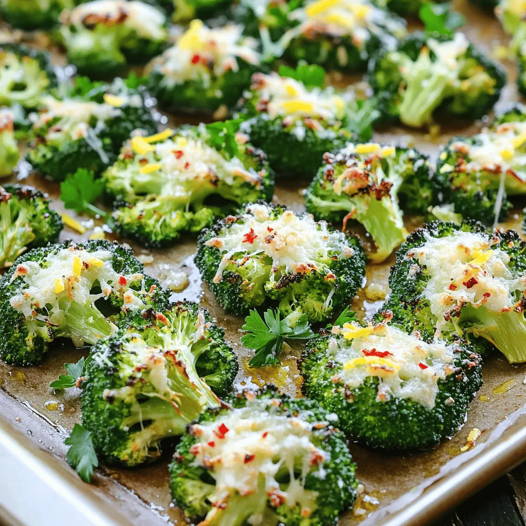 Garlic Parmesan Roasted Broccoli Flavorful Side Dish