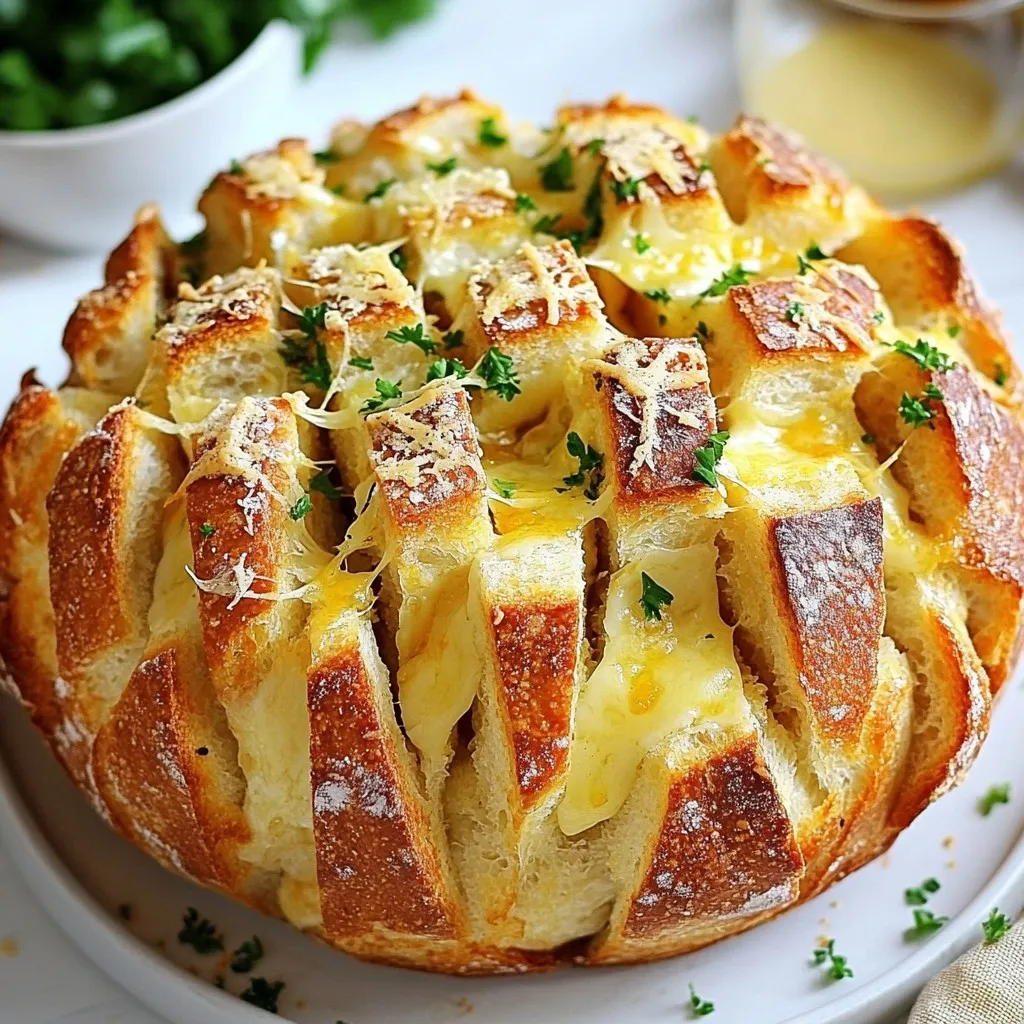 Garlic Parmesan Pull-Apart Bread Irresistible Delight