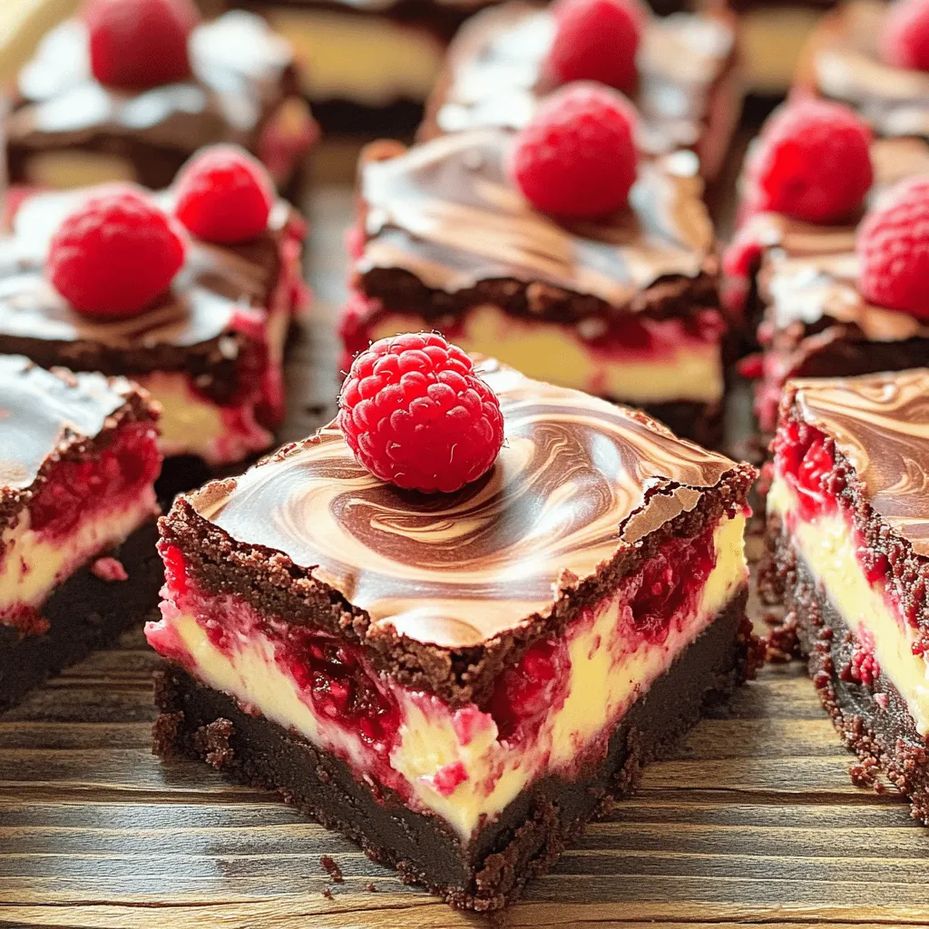 Raspberry Cheesecake Brownies Delightfully Simple Treat
