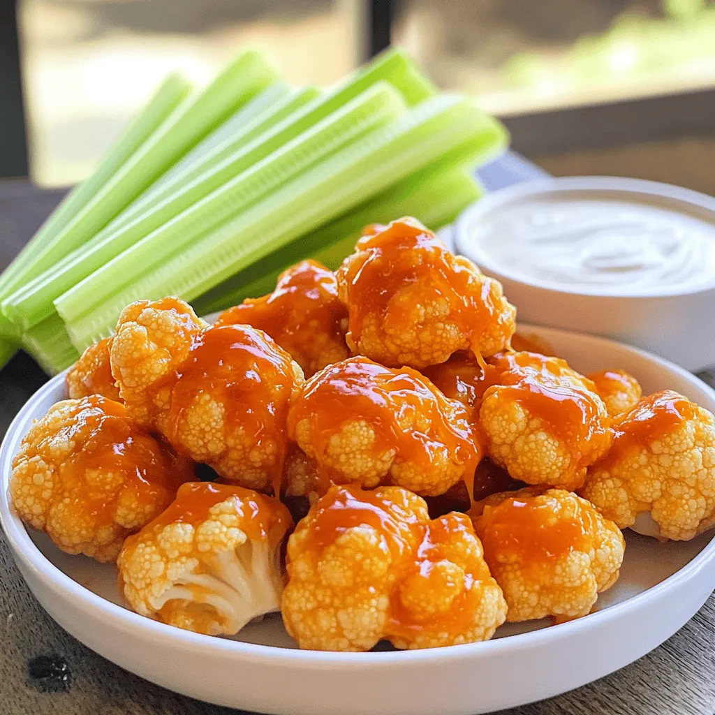 Savory Buffalo Cauliflower Bites Easy and Tasty Snack