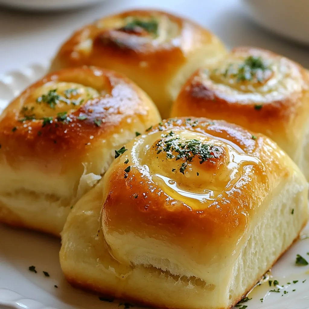 Soft Garlic Bread Rolls Scrumptious and Fluffy Treat