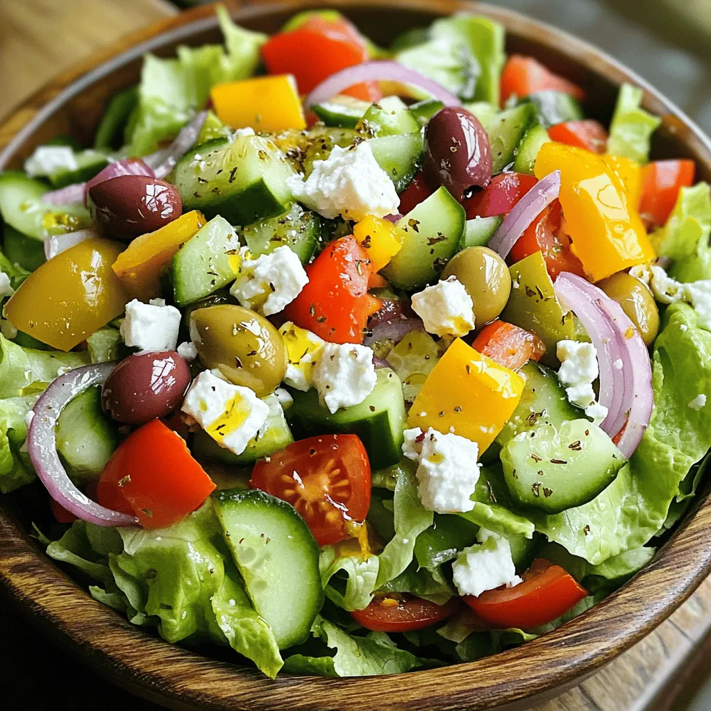 Classic Greek Salad Fresh and Flavorful Delight