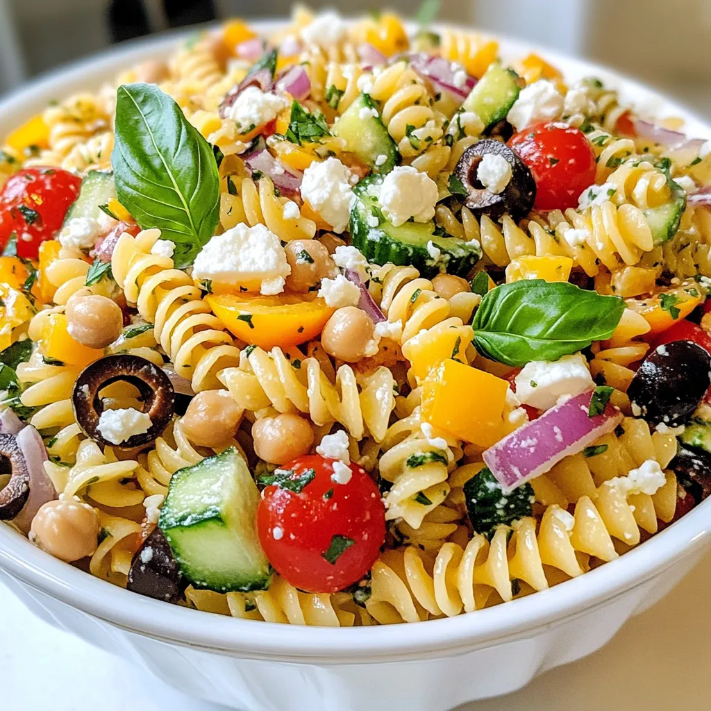 Secret Ingredient Pasta Salad Savory and Fresh Dish