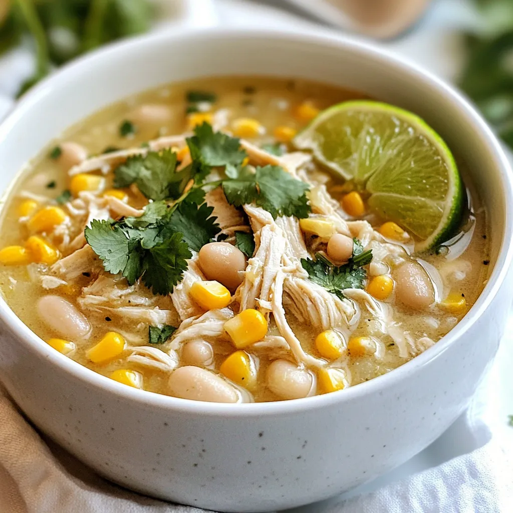White Chicken Chili Comforting and Hearty Recipe