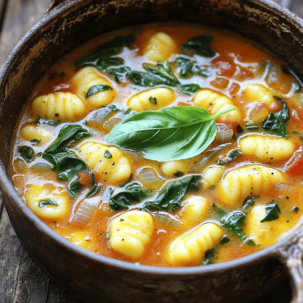 One-Pot Tomato Basil Gnocchi Soup Comforting Meal