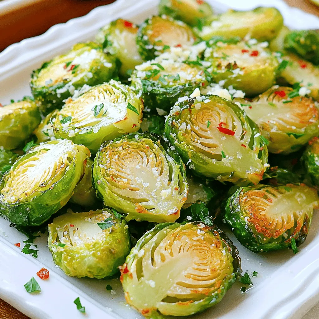 Lemon Garlic Roasted Brussels Sprouts Flavorful Recipe
