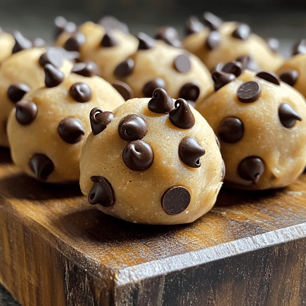 Chocolate Chip Cookie Dough Bites Tasty Sweet Treat