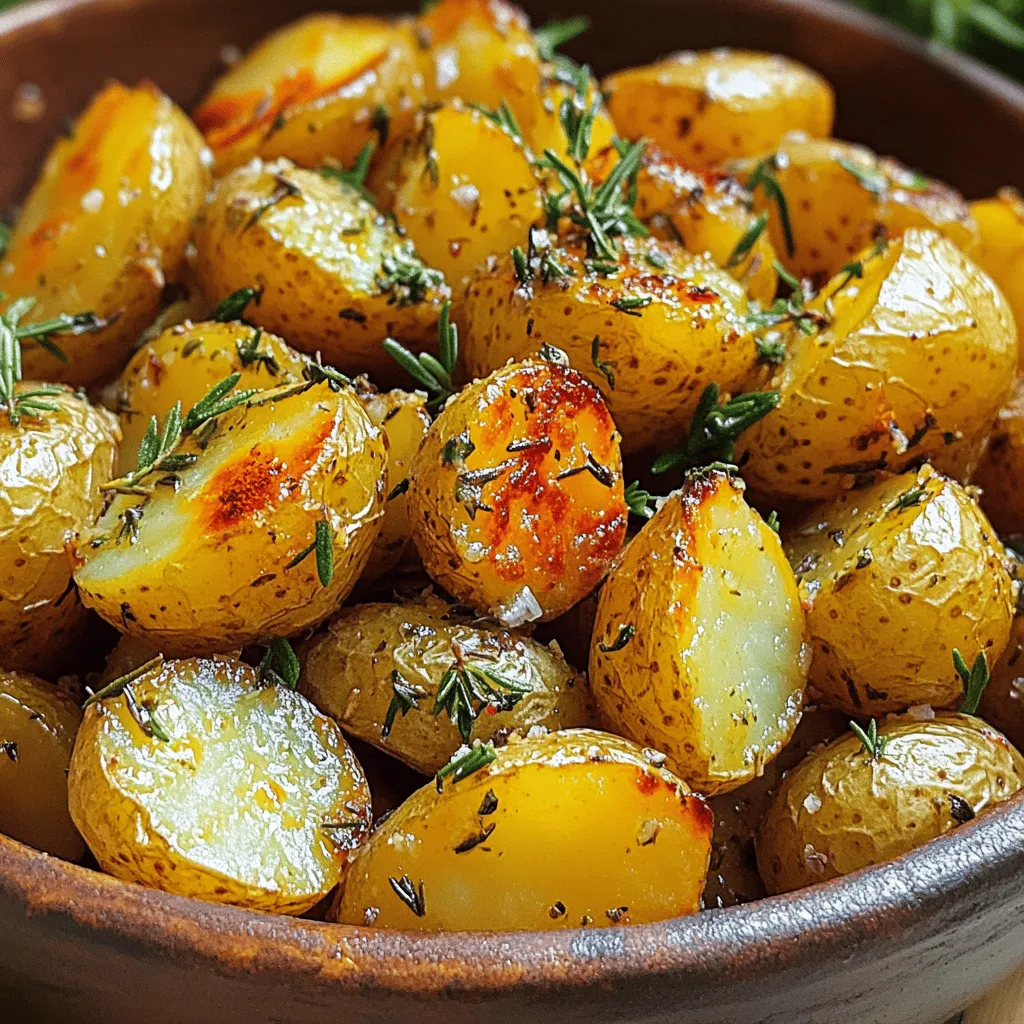 Garlic Herb Roasted Potatoes Flavorful Side Dish Recipe