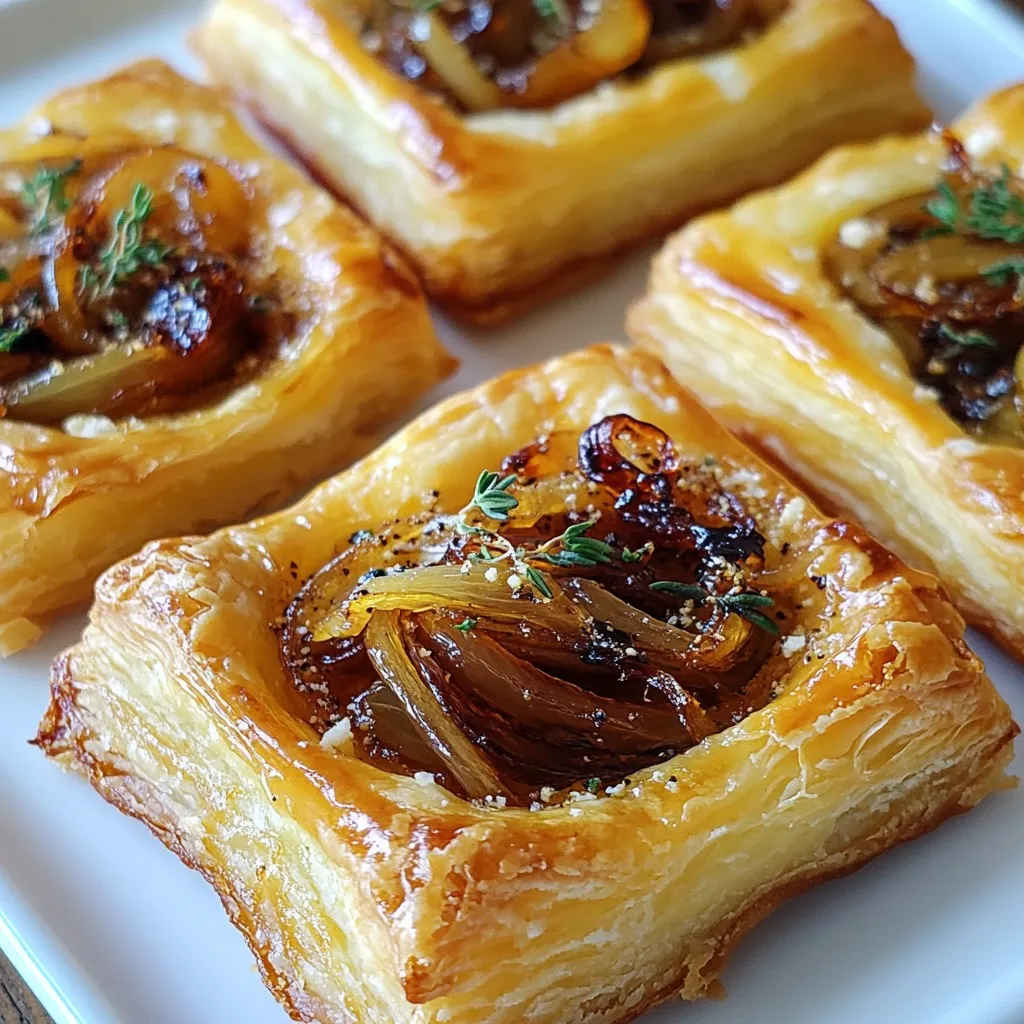 Caramelized Onion Goat Cheese Tarts Flavorful Delight
