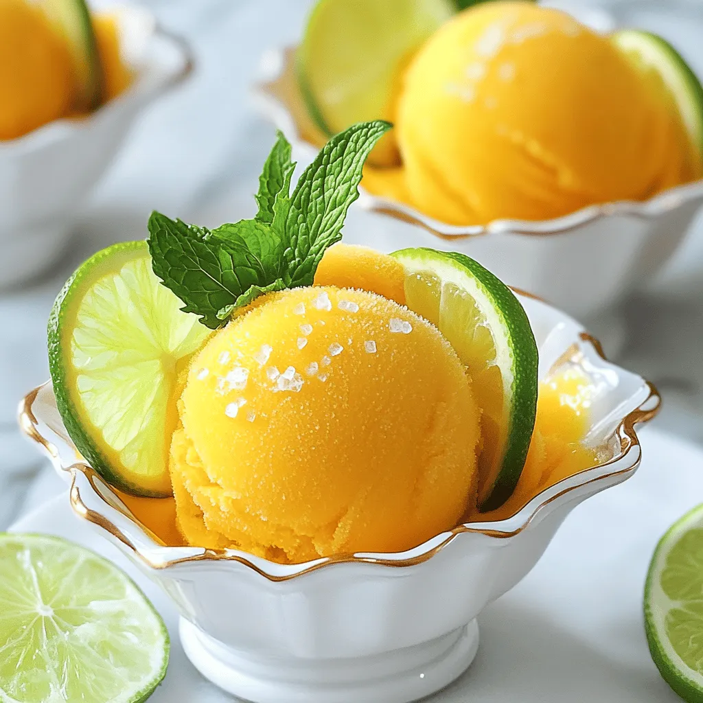 Mango Sorbet Fresh and Flavorful Summer Treat