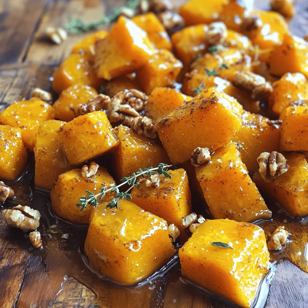 Maple Cinnamon Roasted Butternut Squash Delight