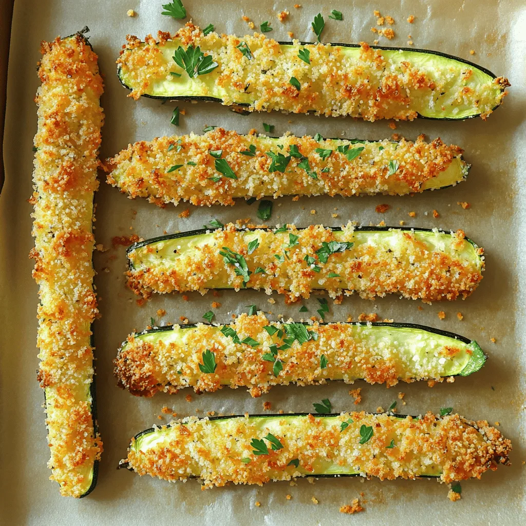 Baked Parmesan Zucchini Fries Crispy and Tasty Snack