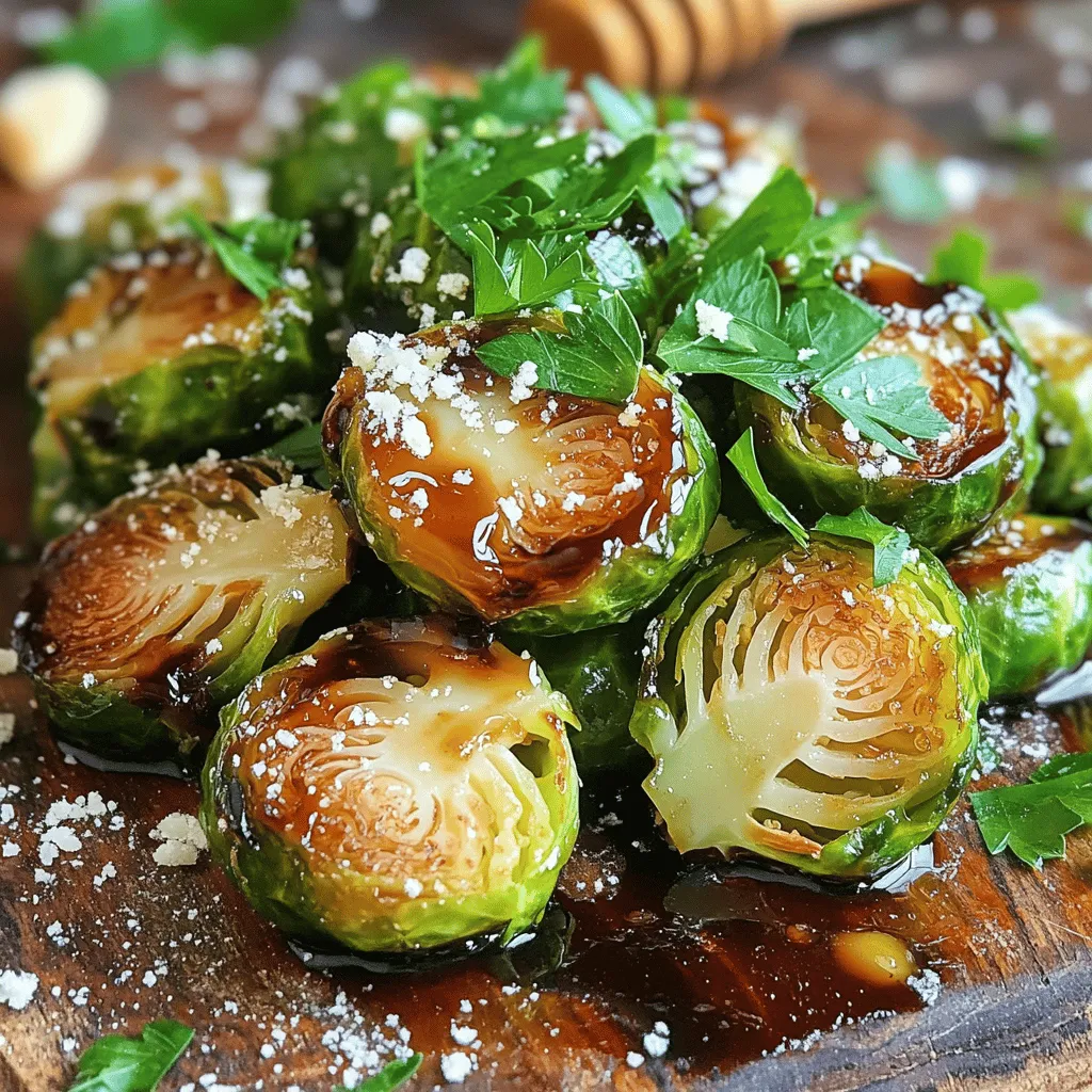 Balsamic Glazed Brussels Sprouts Flavorful Roasted Dish