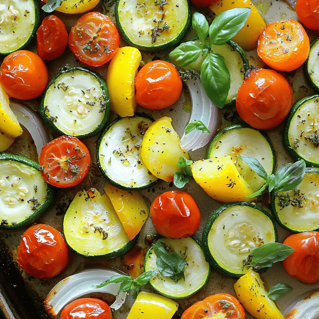 One Pan Summer Veggie Medley Fresh and Tasty Recipe