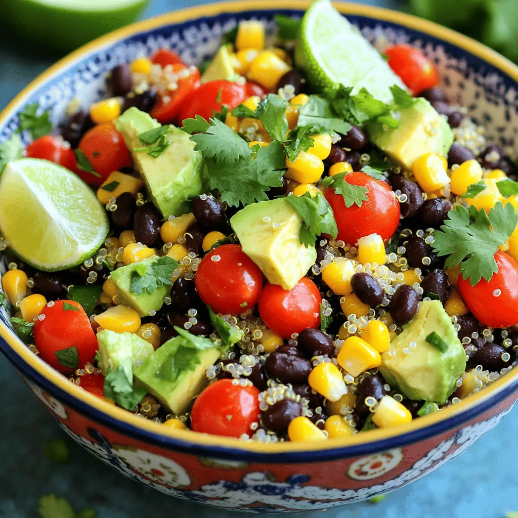 Southwest Quinoa Salad Fresh and Flavorful Dish