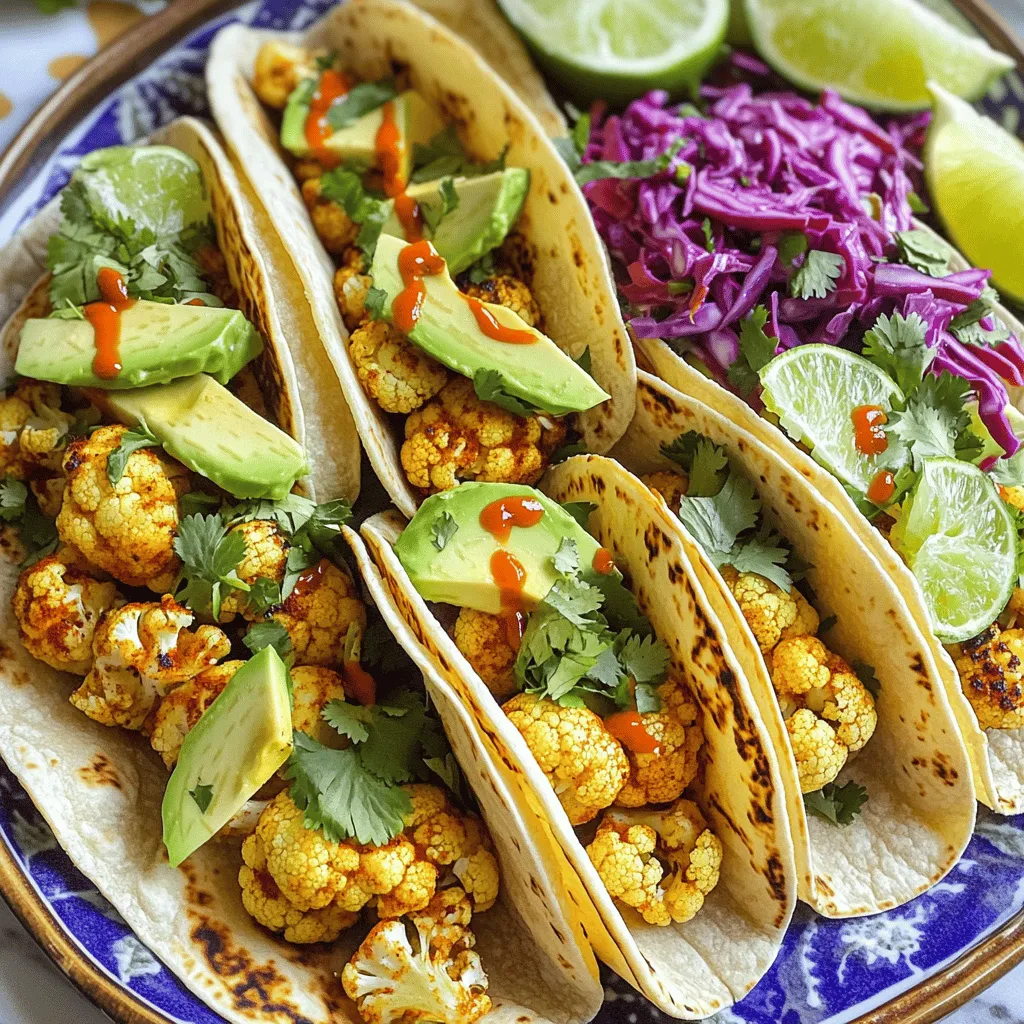 Roasted Cauliflower Tacos Flavorful and Simple Meal