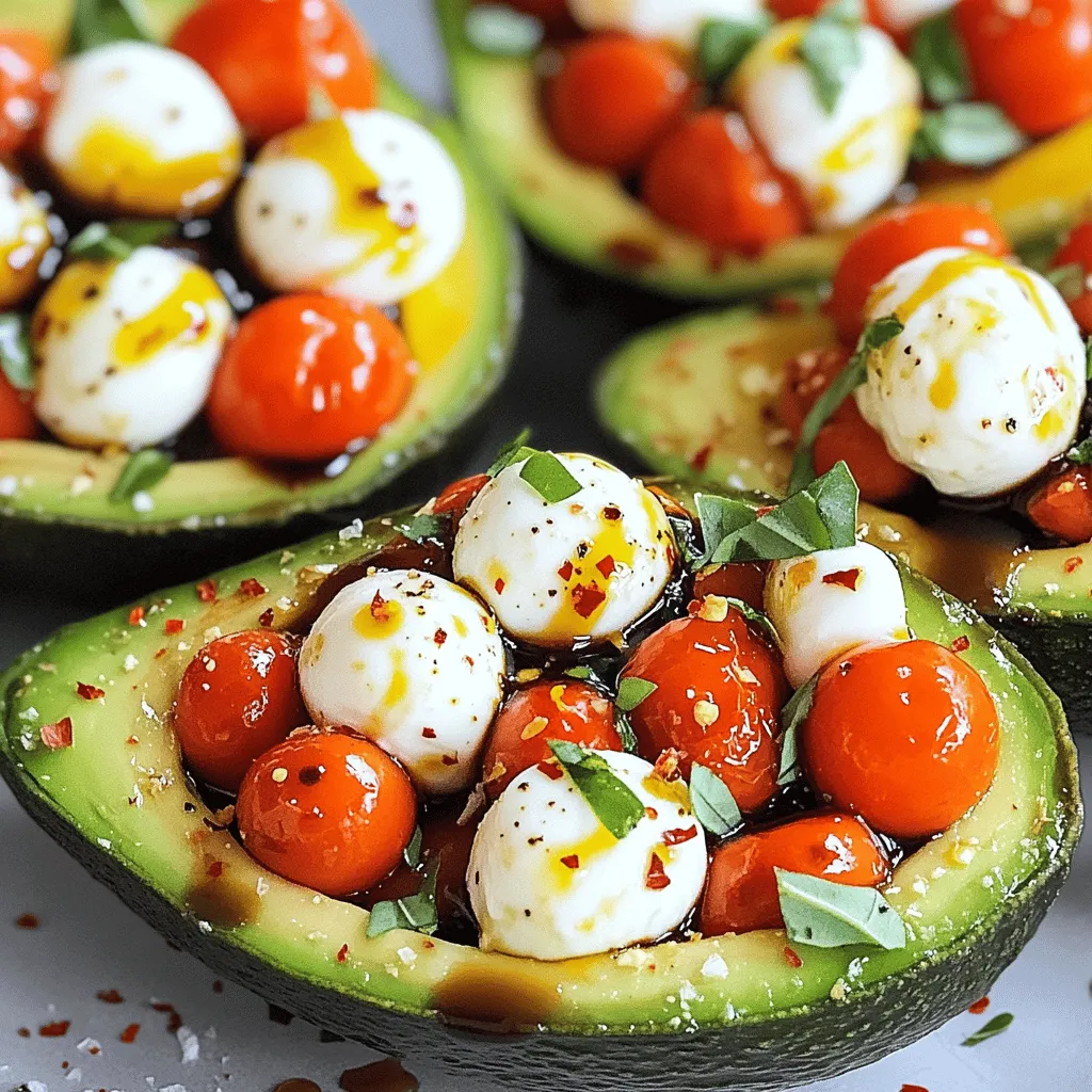 Caprese Stuffed Avocados Fresh and Simple Recipe