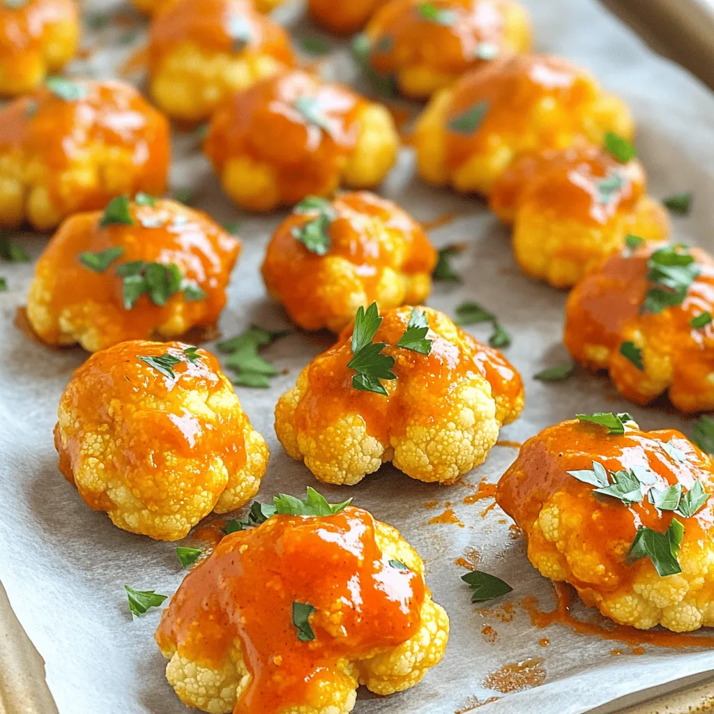 Buffalo Cauliflower Bites Crispy and Flavorful Snack