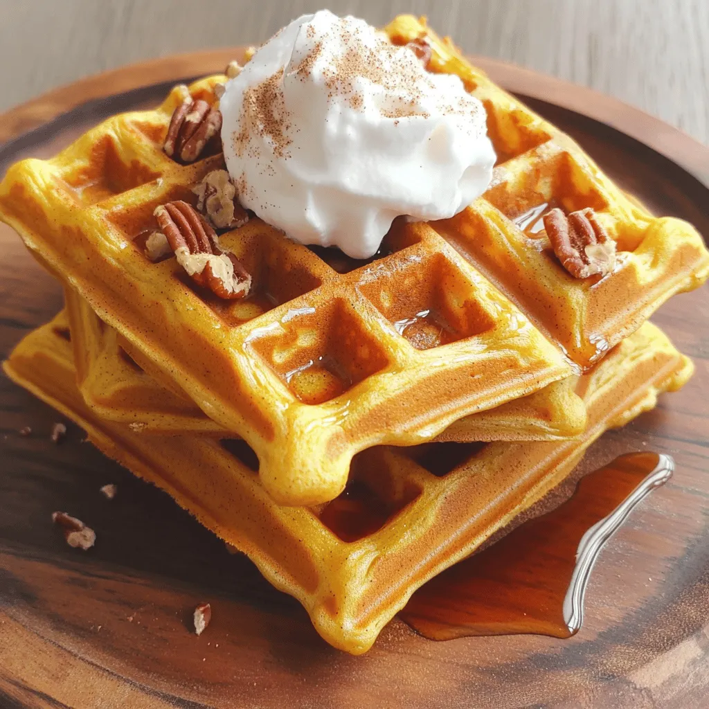 Pumpkin Spice Waffles Simple and Tasty Breakfast Treat