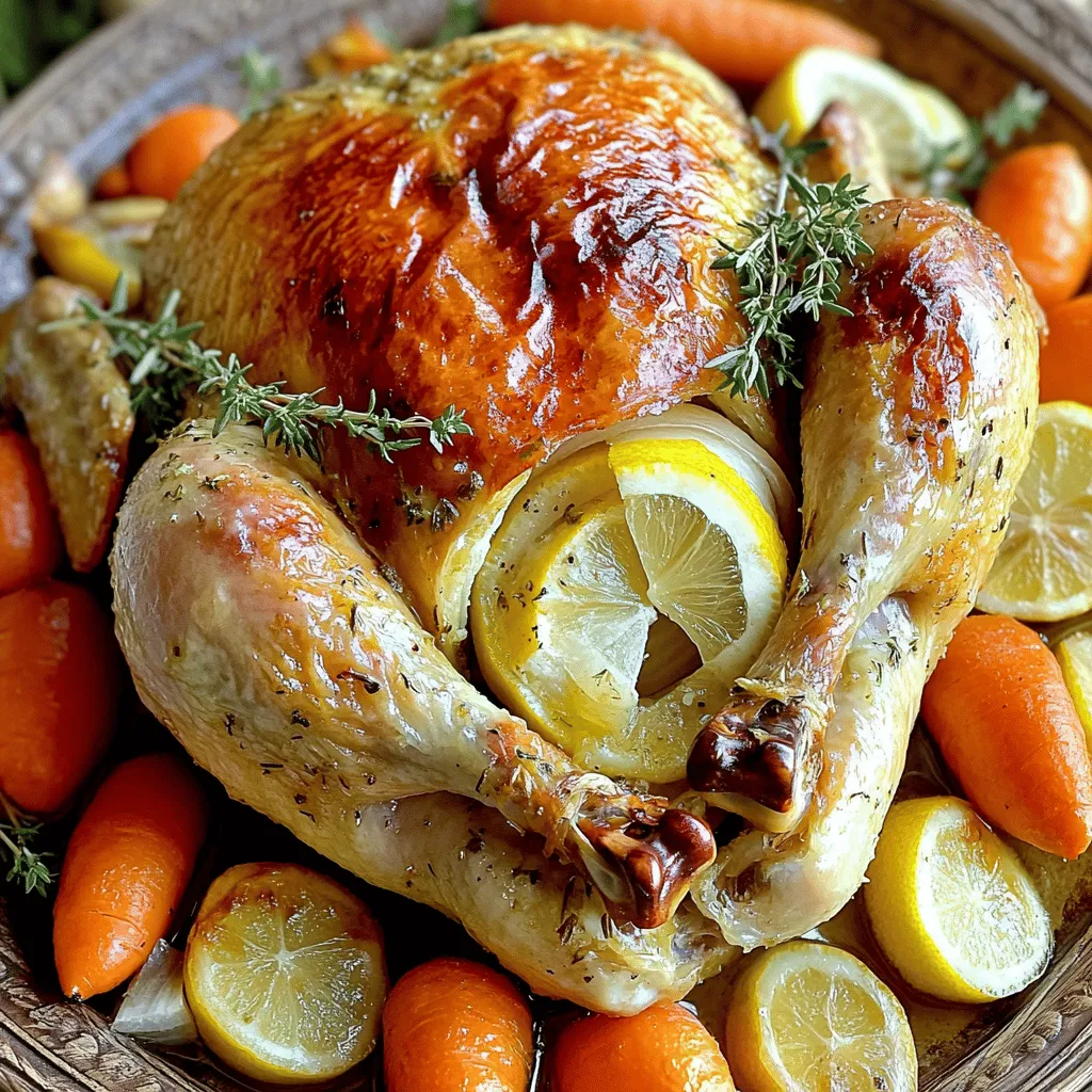 Lemon Garlic Roasted Chicken Simple and Delicious Meal