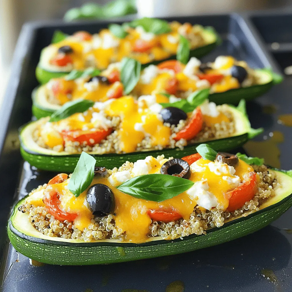 Stuffed Zucchini Boats Flavorful and Easy Recipe