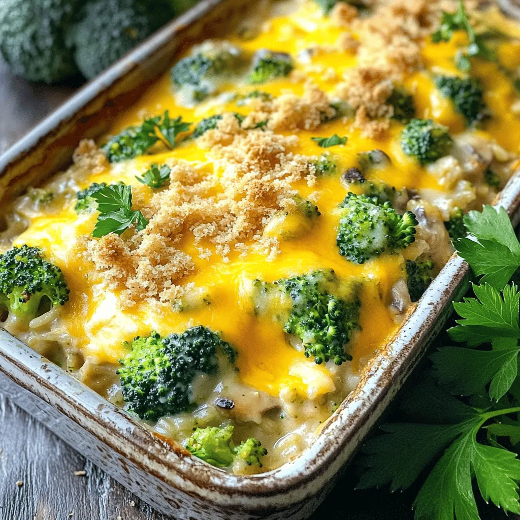 Cheesy Broccoli Rice Casserole Flavor-Packed Comfort