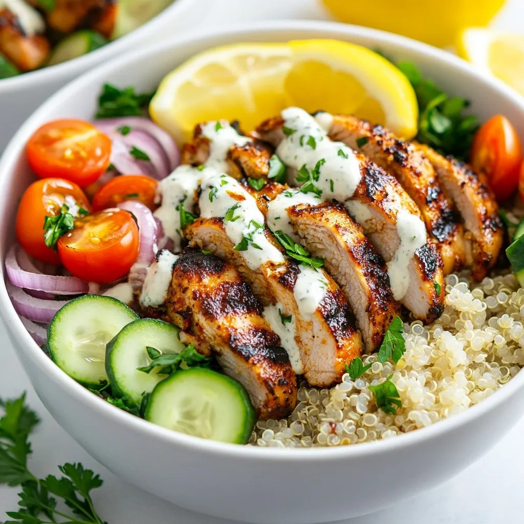 Flavorful Chicken Shawarma Bowls Easy and Healthy Meal