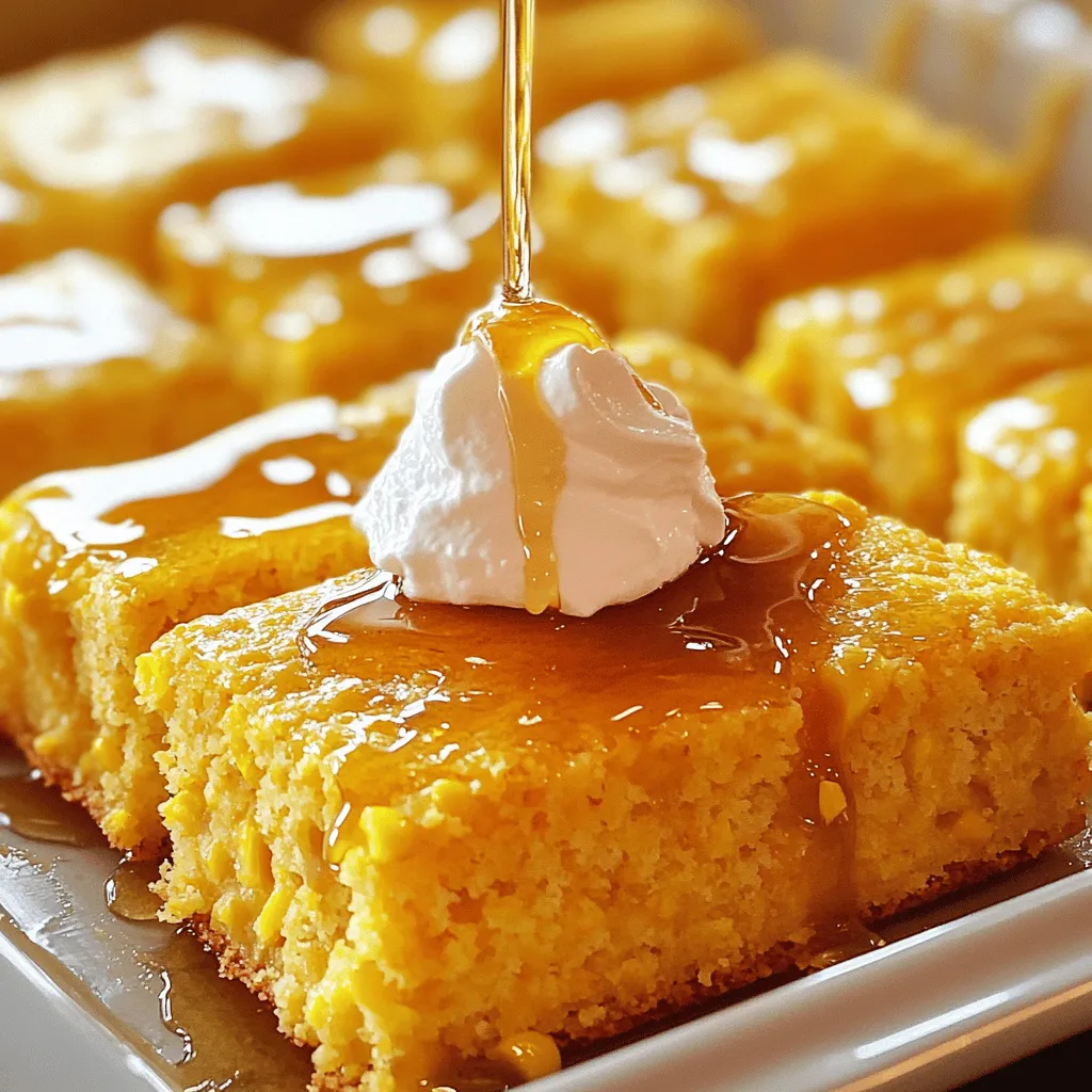 Honey Butter Cornbread Casserole Slow Cooker Delight