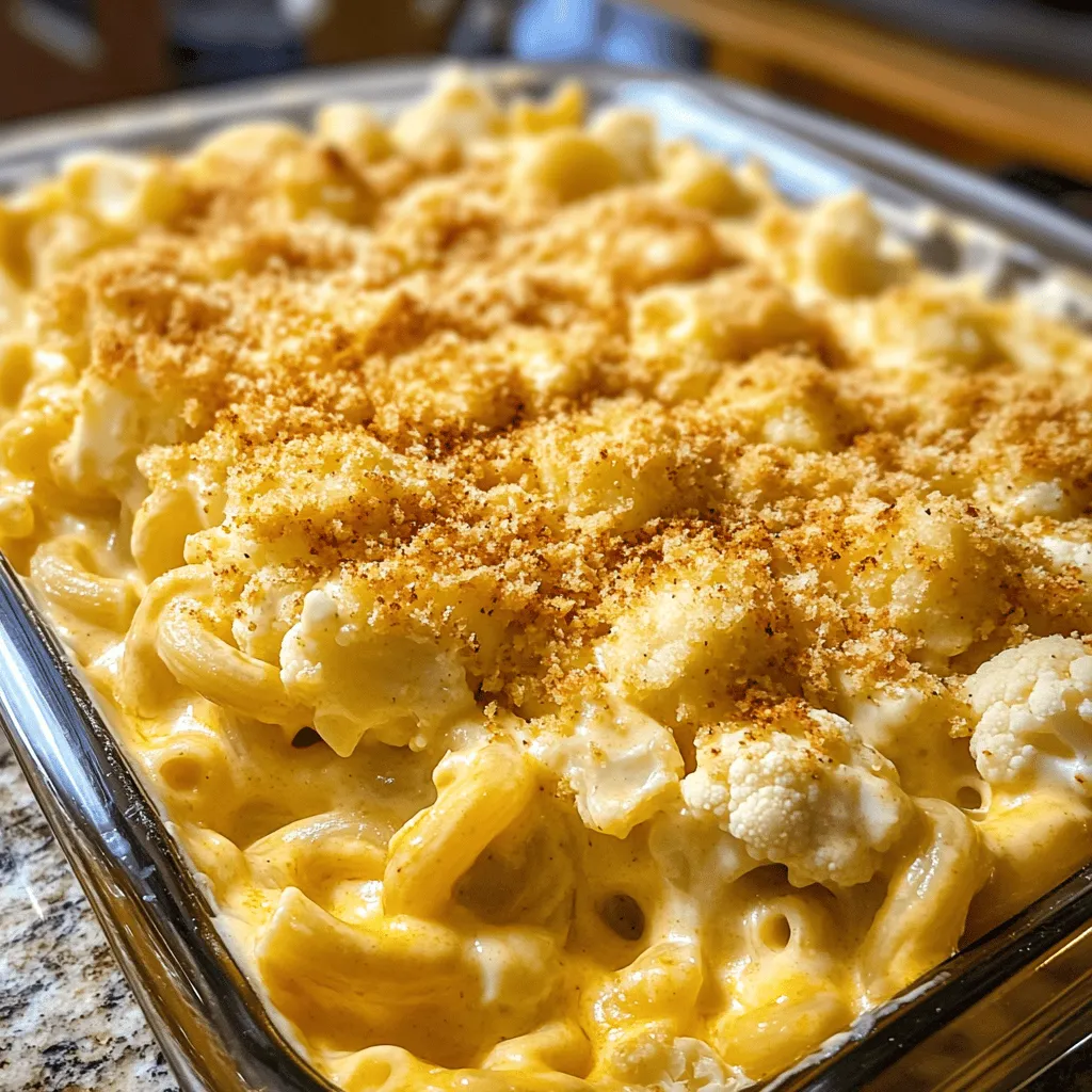 Cauliflower Mac and Cheese Creamy Comfort Dish