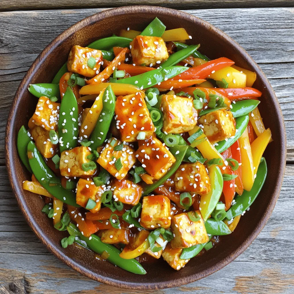 Sweet Chili Tofu Stir Fry Flavorful and Simple Dish