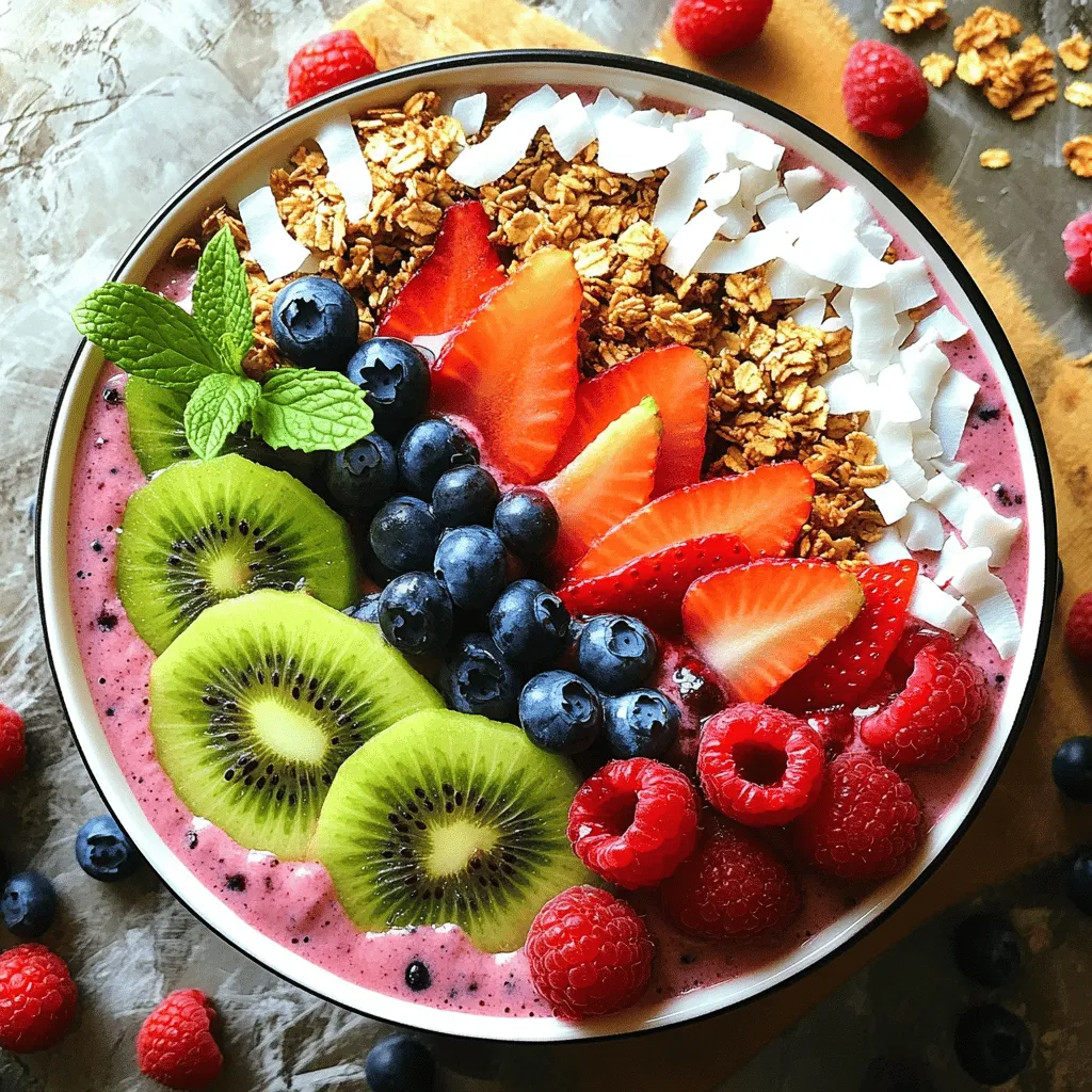 Berry Smoothie Bowl Nourishing and Flavorful Delight