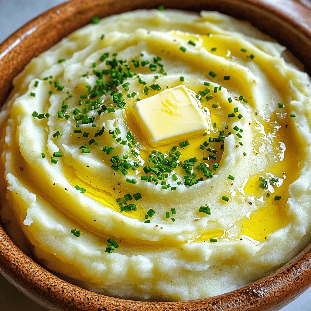 Creamy Garlic Mashed Potatoes Simple and Soft Delight