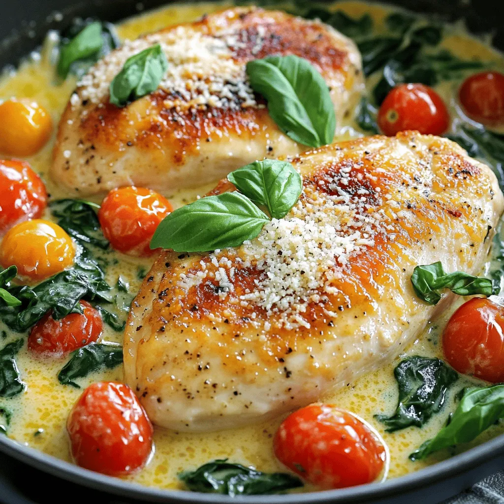 One Pot Creamy Tuscan Chicken Simple and Flavorful