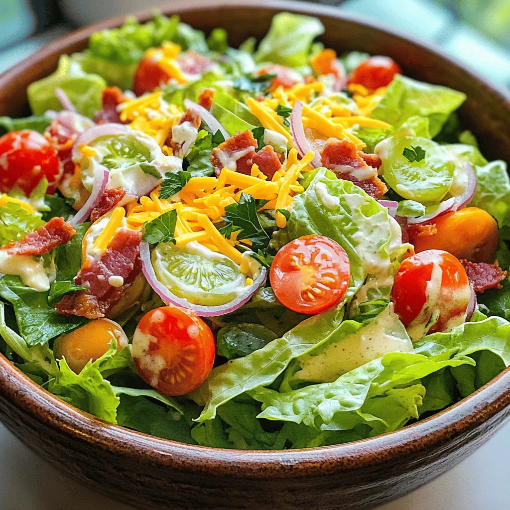 Classic BLT Salad Fresh and Flavorful Recipe Guide