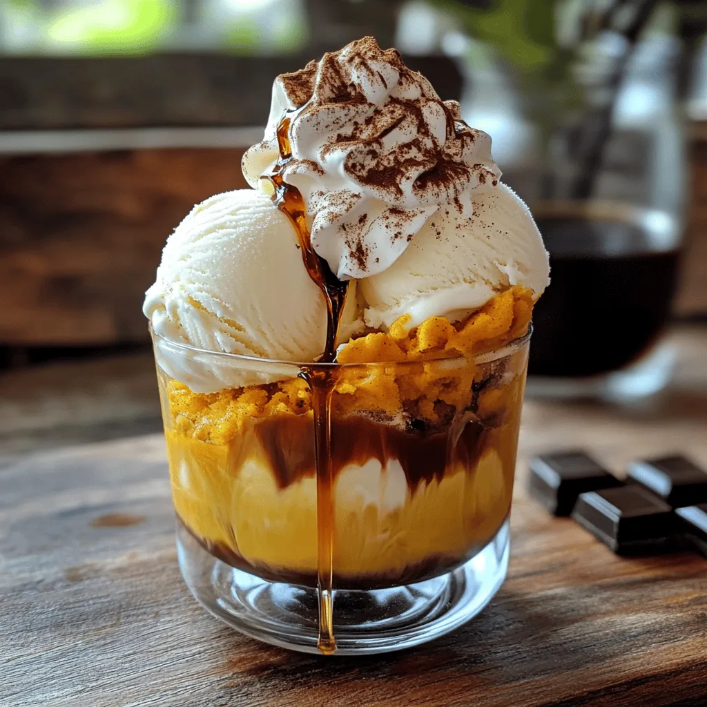Pumpkin Spice Affogato Decadent Autumn Treat
