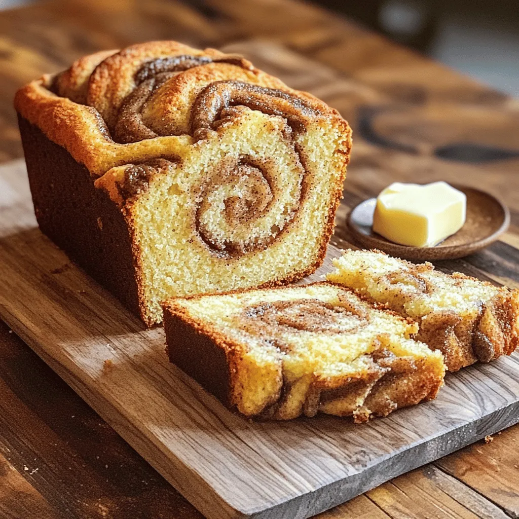 Bakery-Style Cinnamon Swirl Quick Bread Delight