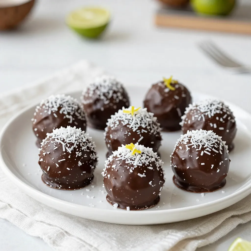 Coconut Lime Truffles Simple and Delicious Treat