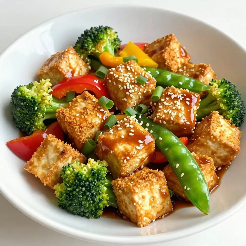 Crispy Teriyaki Tofu Stir-Fry Simple and Tasty Meal
