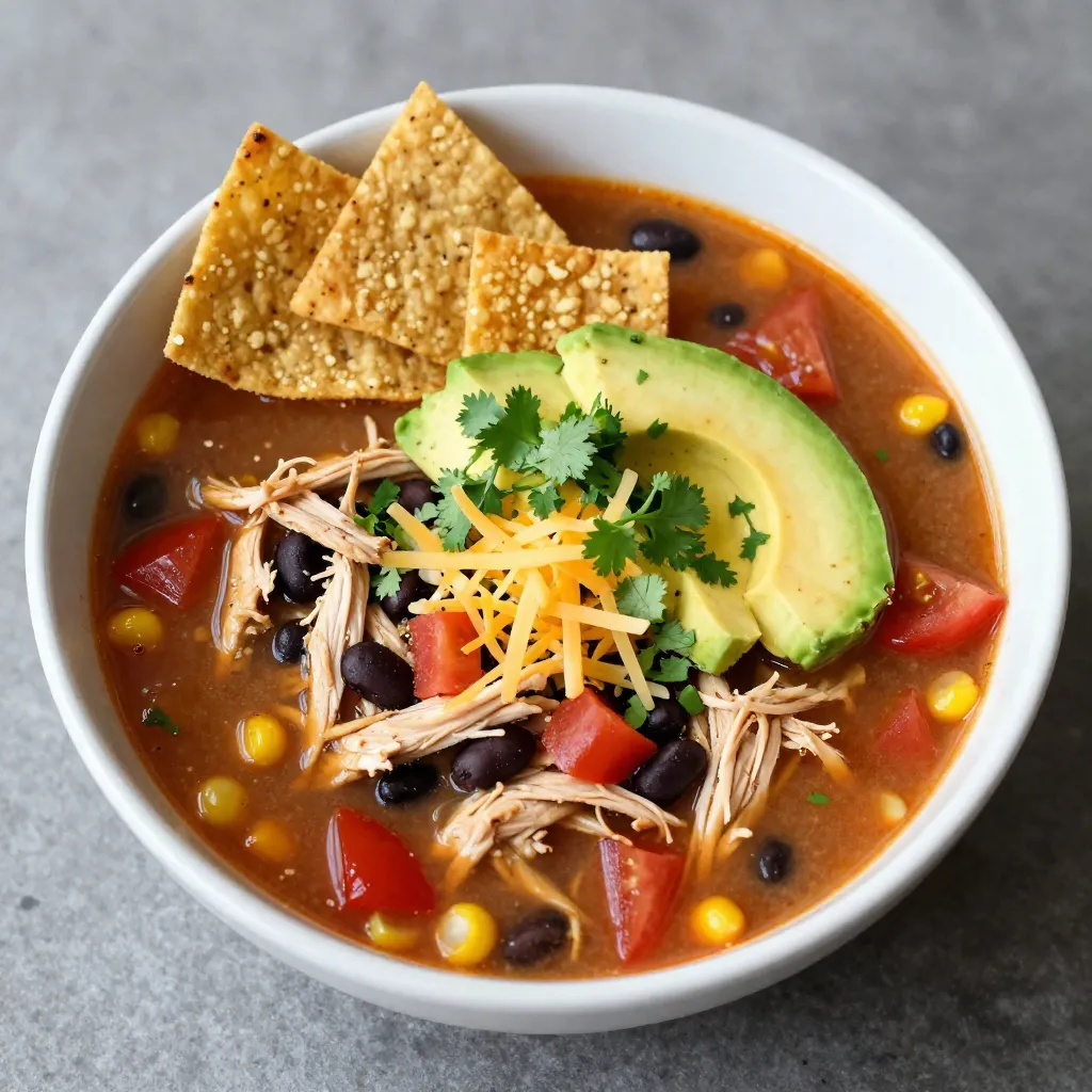 Instant Pot Chicken Tortilla Soup Flavorful Delight