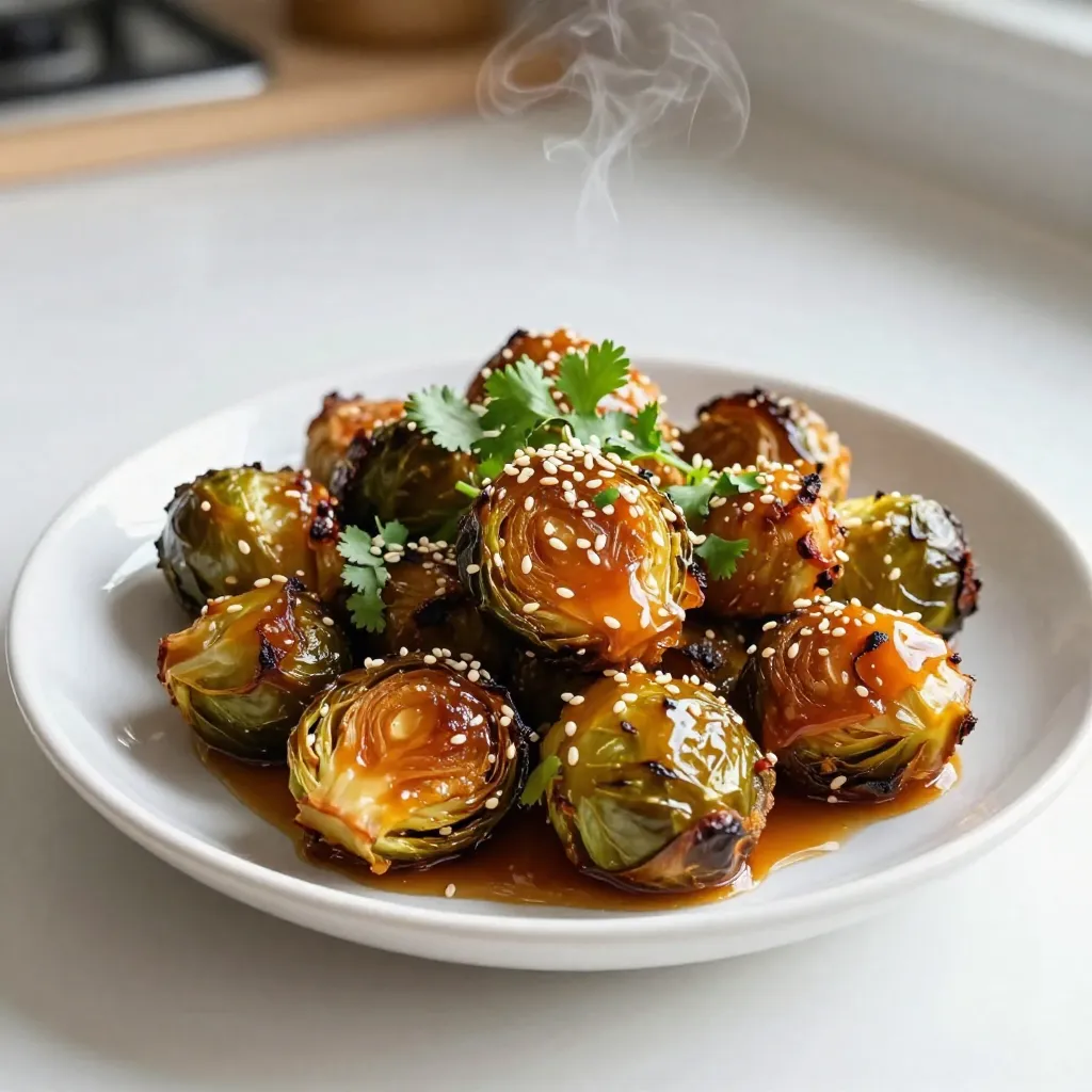 Honey Sriracha Brussels Sprouts Savory Roasted Delight