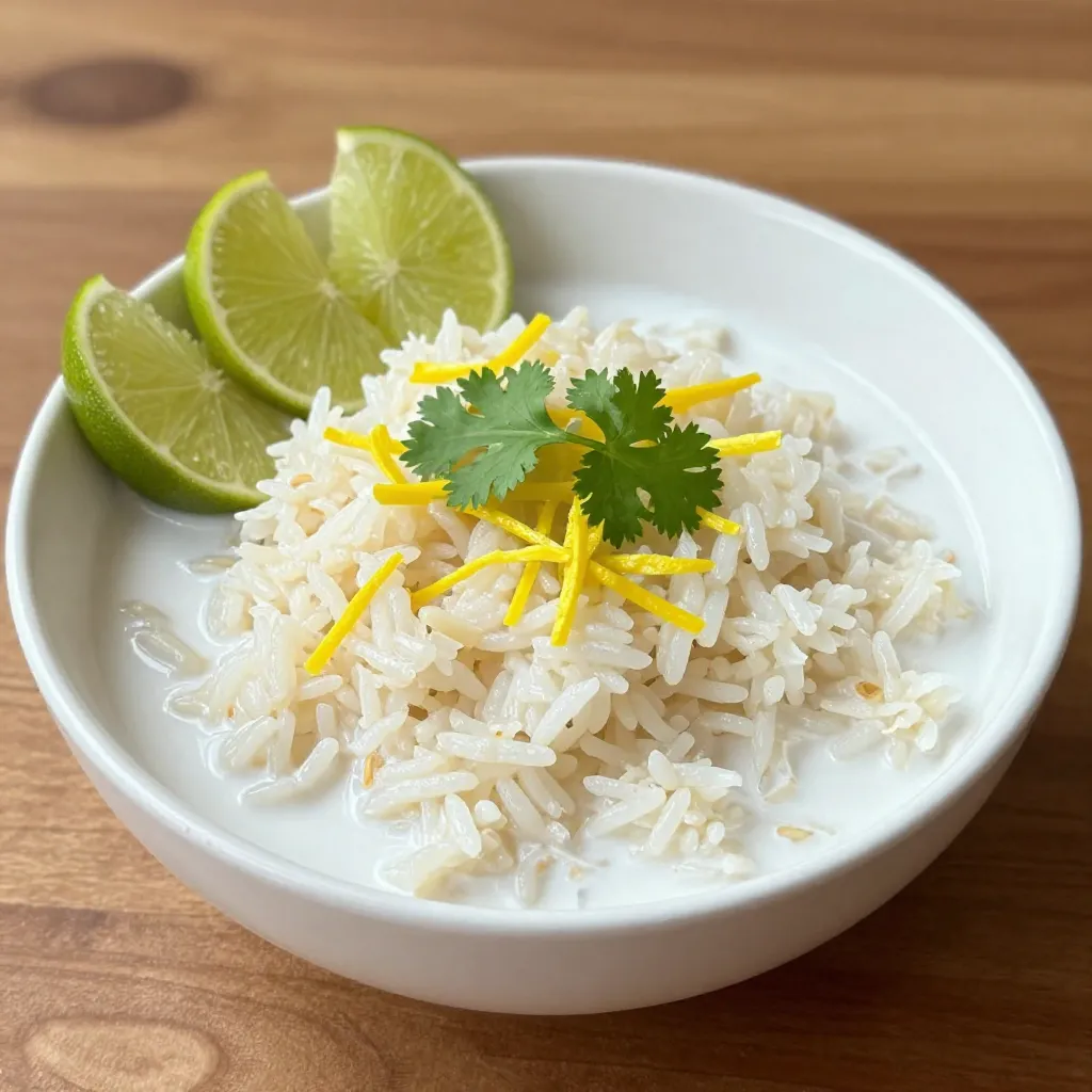 Coconut Lime Rice Perfectly Fluffy and Zesty Dish