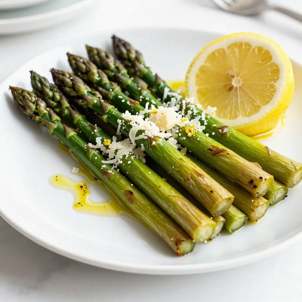 Lemon Garlic Roasted Asparagus Fresh and Flavorful Dish