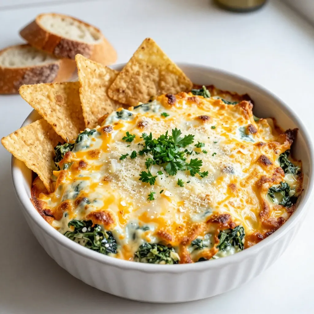Creamy Spinach Artichoke Dip Delightful Party Snack