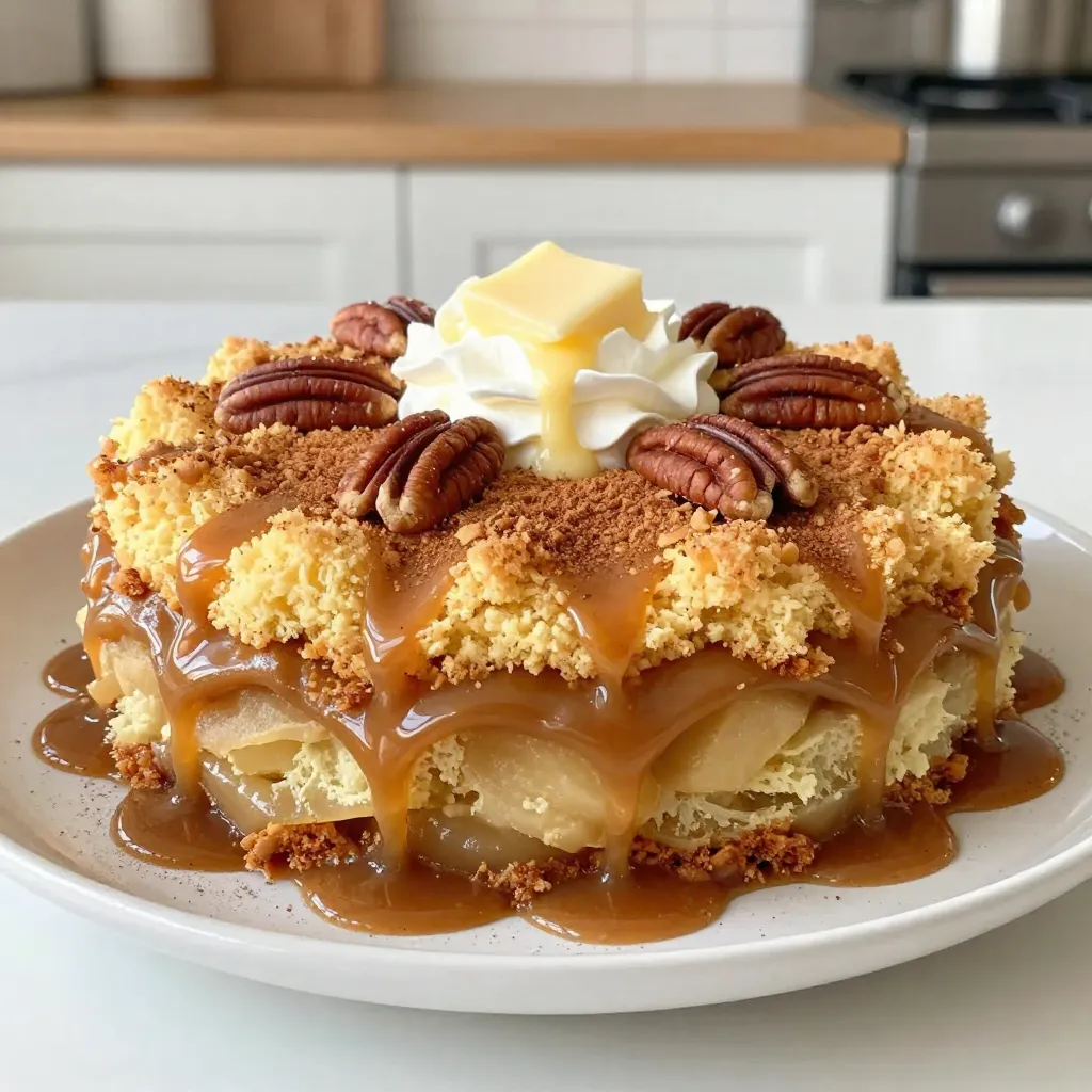 Caramel Apple Dump Cake Irresistible Dessert Recipe