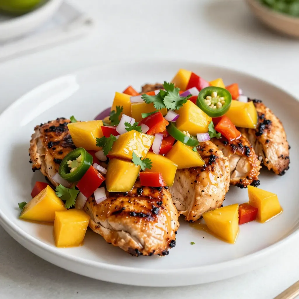 Mango Salsa Chicken Flavorful Grilled Delight