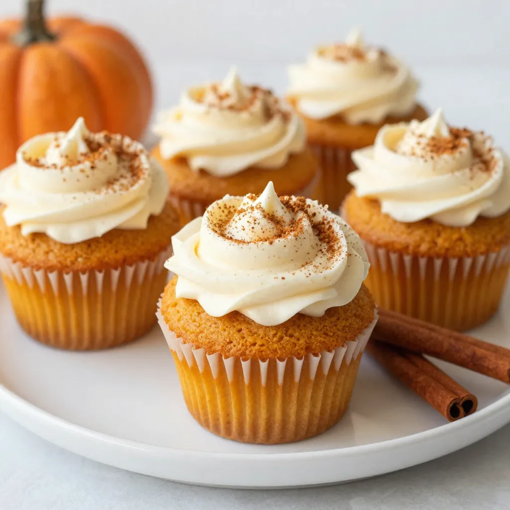 Pumpkin Spice Latte Cupcakes Delightful Fall Treat