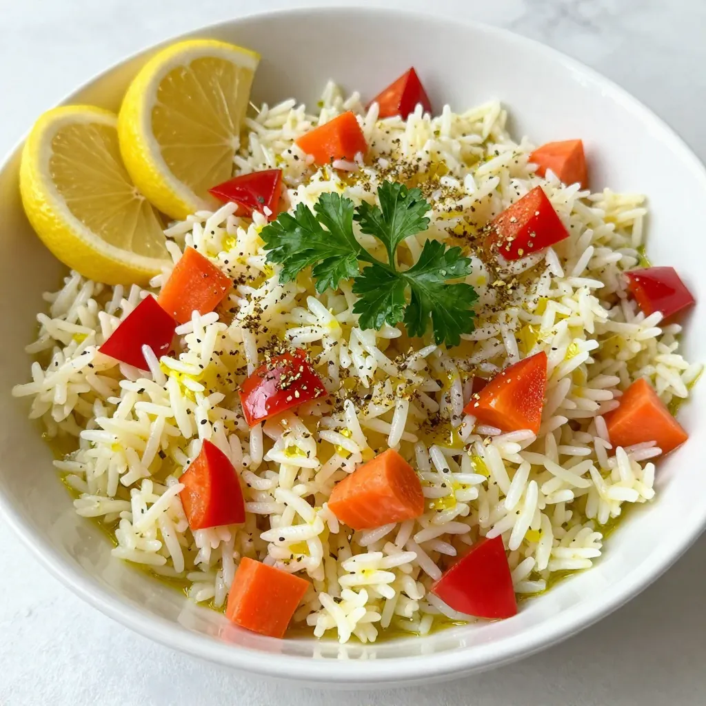 One-Pot Greek Lemon Rice Flavorful and Simple Dish