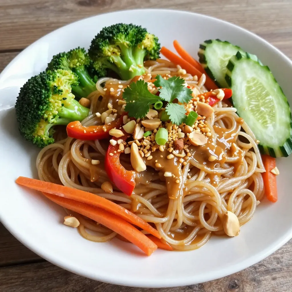 Spicy Thai Peanut Noodles Flavorful and Easy Recipe