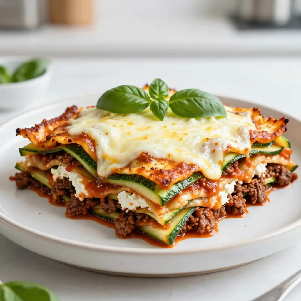 Keto Zucchini Lasagna Flavorful Low-Carb Delight